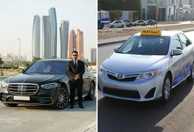 Corporate Chauffeur Service vs Taxi in Abu Dhabi